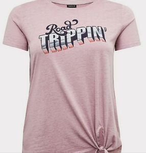 Torrid side tie tee